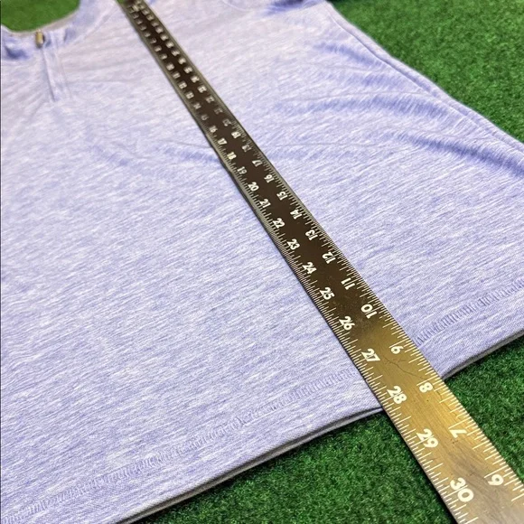 Johnnie-O: Quarter-Zip Golf & Casual Pullover Sweater (Light Blue / Size Medium) - Picture 5 of 8